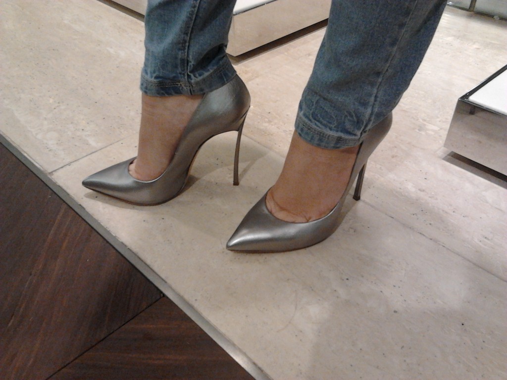 casadei blade worn indossate