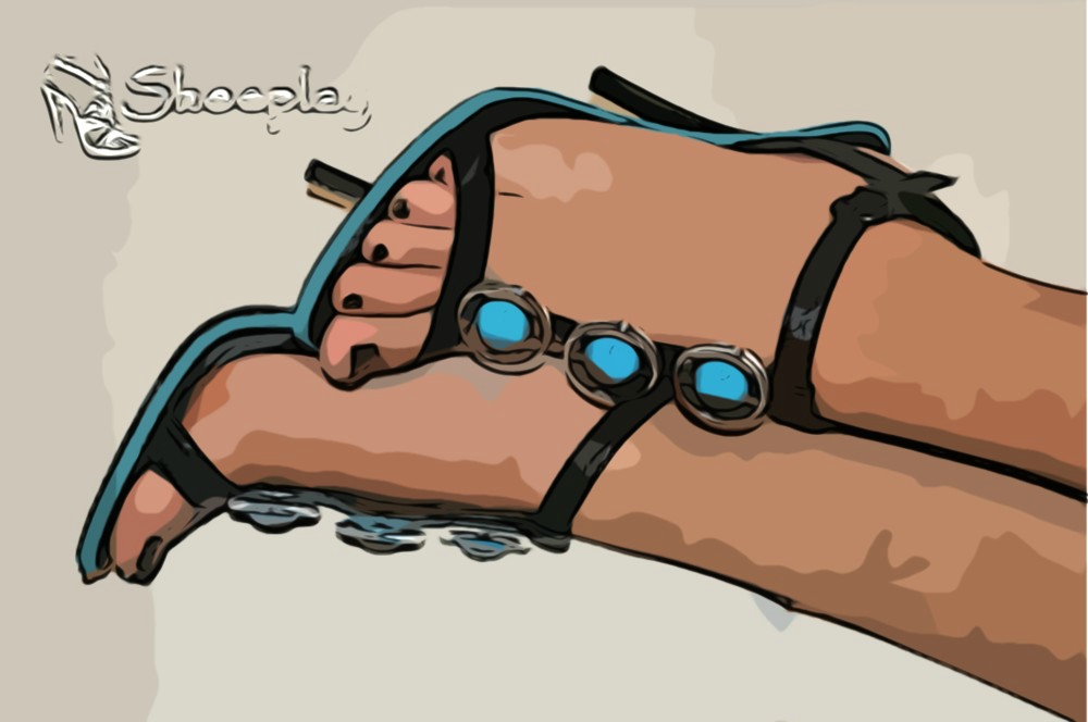 scarpe tosca blu