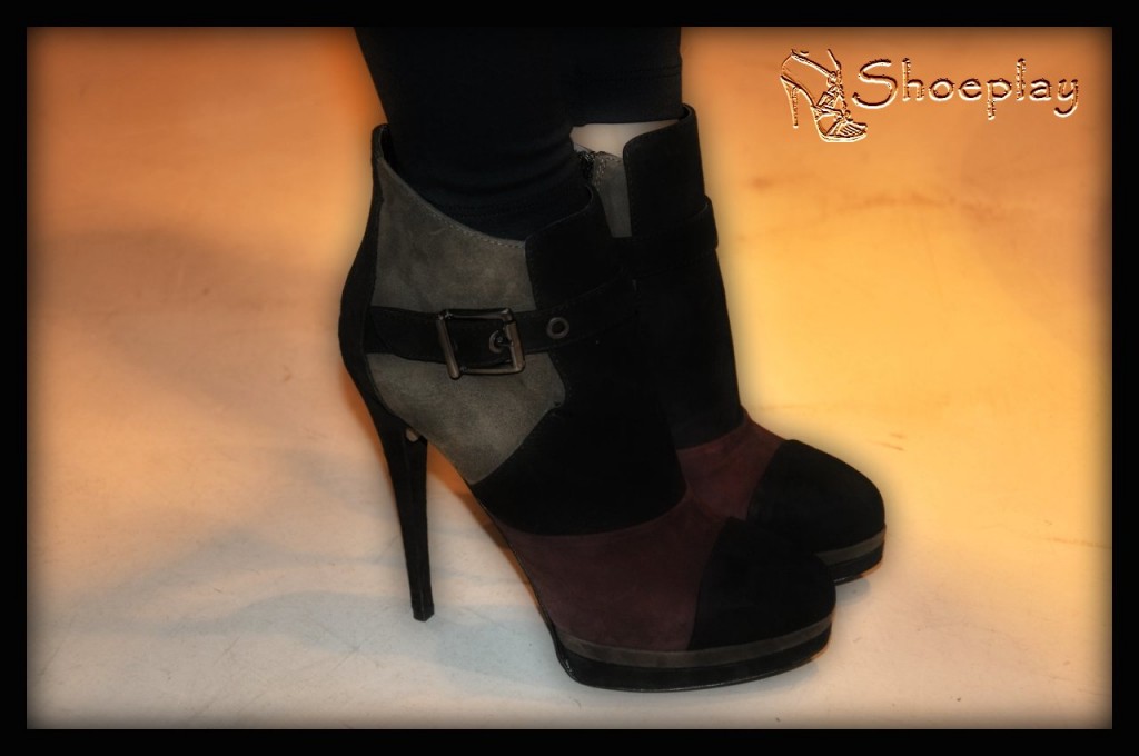 ankle boots camoscio tacco altissimo neri marroni