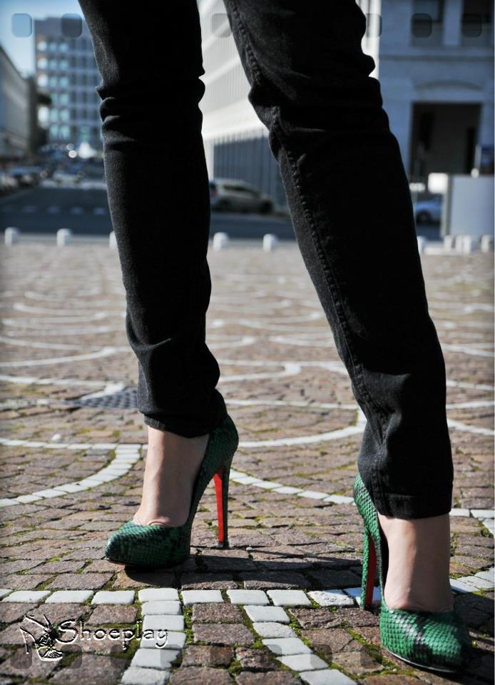 luzzi shoes scarpe verdi smeraldo low cost tacco alto