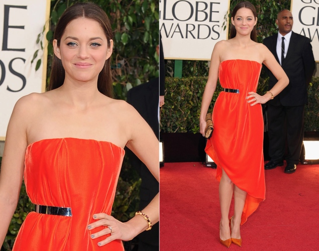cotillard golden globes 2013 shoes