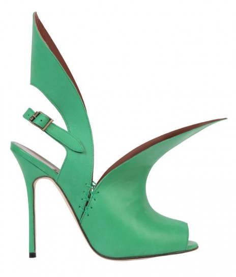 sandali-scultura-verdi manolo sandali verde smeraldo scarpe manolo verde mela mint green heels manolo 2013