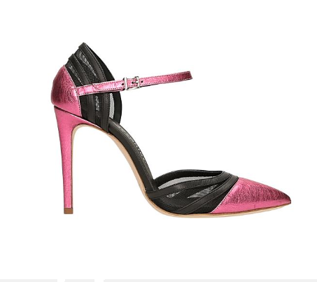 scarpe rosa e nere