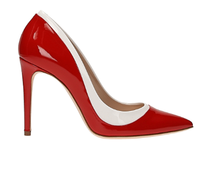 scarpe vernice rossa tacco alto