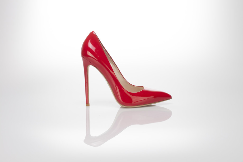 decollete rosso fuoco