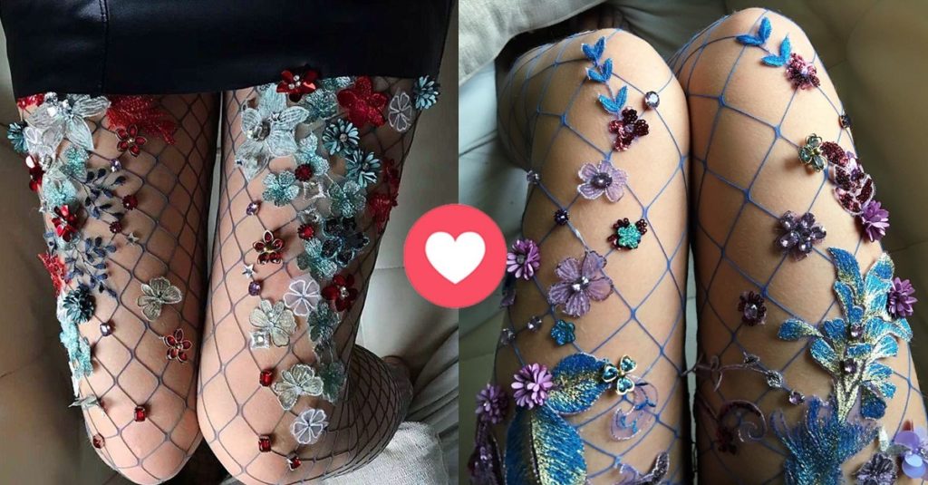 scarpe abbinare alle calze gioiello