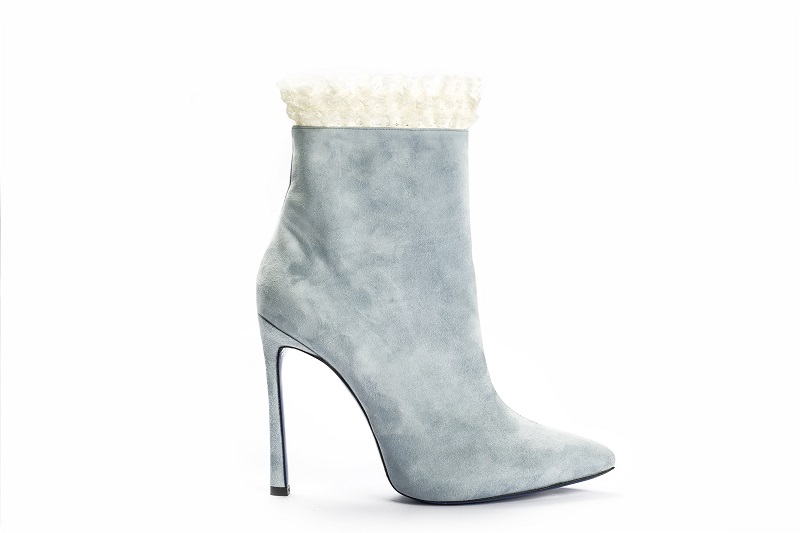 stivaletti suede pizzo
