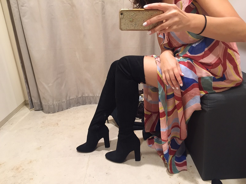 stivali overtheknee low cost mango