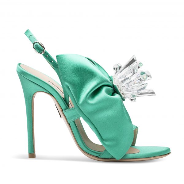 a by annabelle sandali verde smeraldo