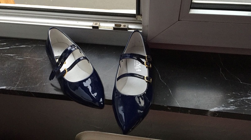 ballerine vernice