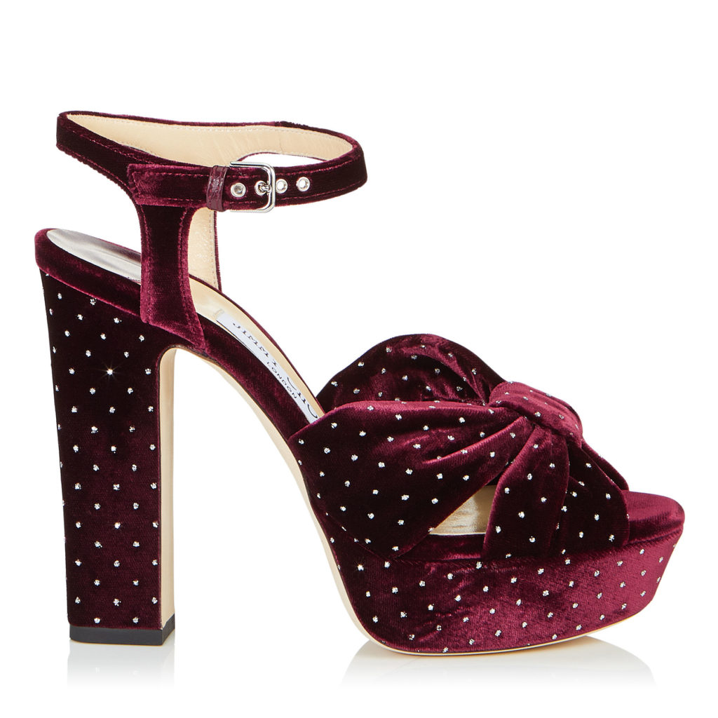 sandalo jimmy choo velluto