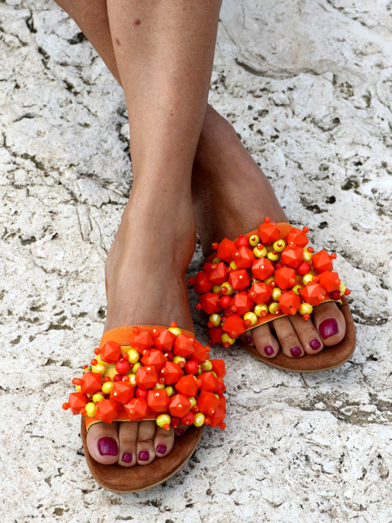 sandali arancio