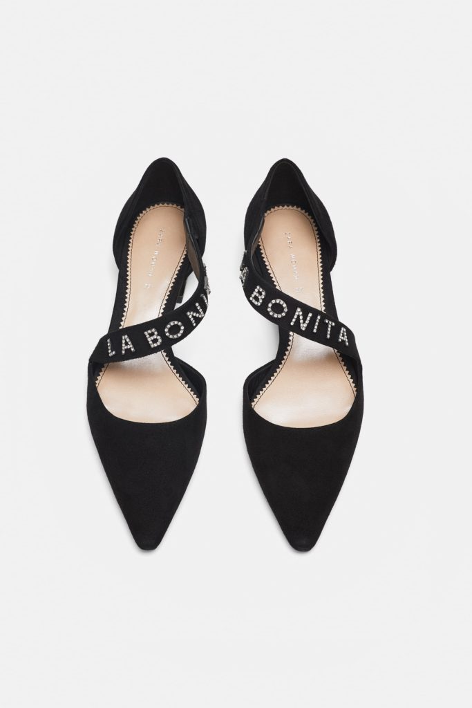 ballerine scritta zara