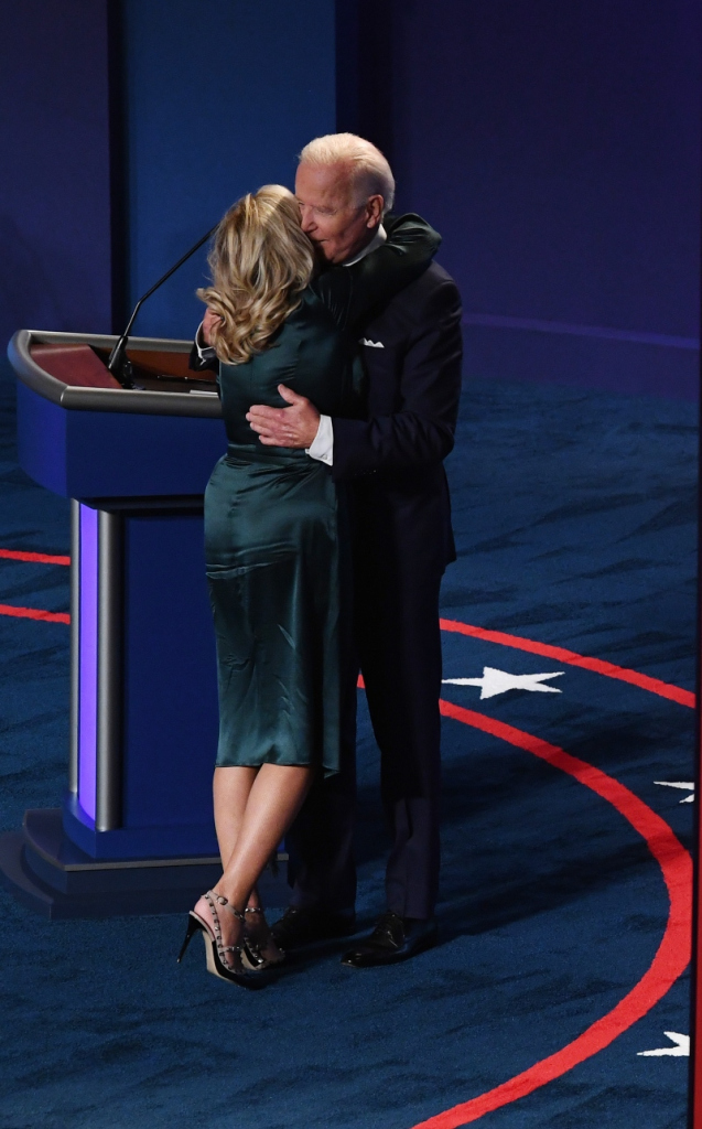 jill biden vestito verde