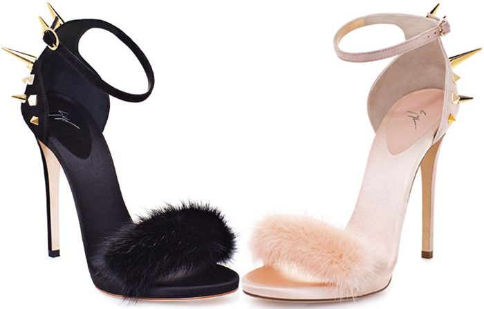 GIuseppe-Zanotti-mink-Fall-2012-sandal sandali in pelliccia zanotti 2012