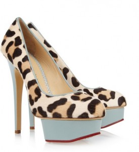 polly polly charlotte olympia plateau azzurro maculato 2012