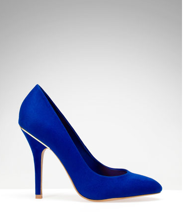 scarpe blu tacco
