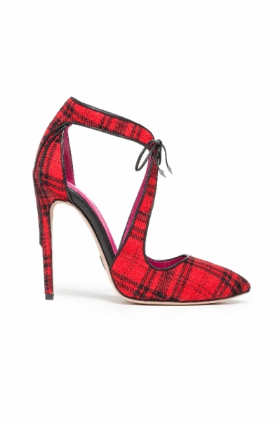 Oscar-Tiye_ tartan shoes