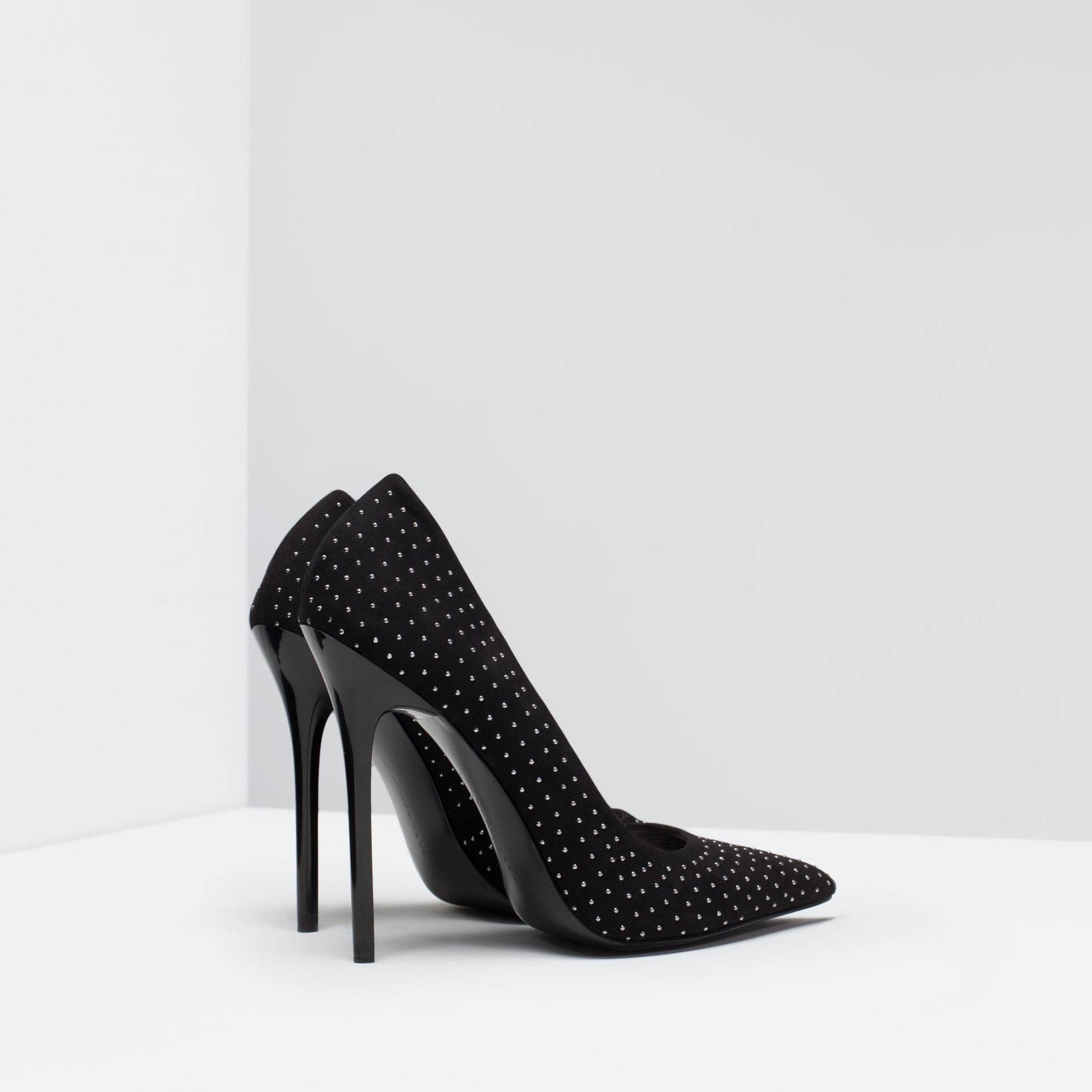 Decolleté nere con strass Zara - Shoeplay Fashion blog di scarpe da donna