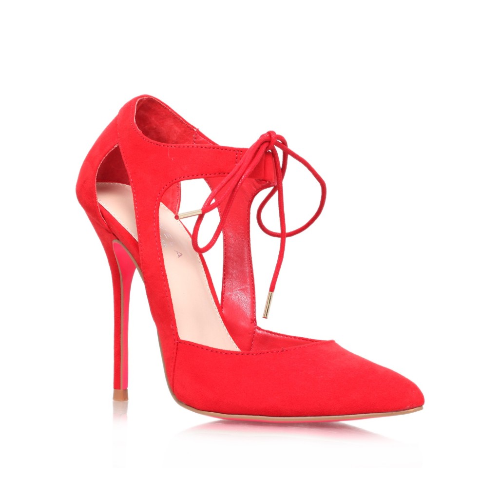 kurt geiger red pumps