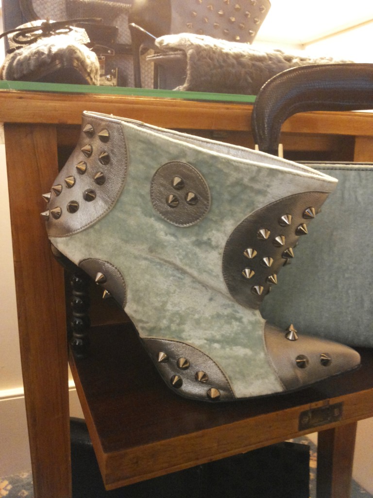 spiked ankle boots