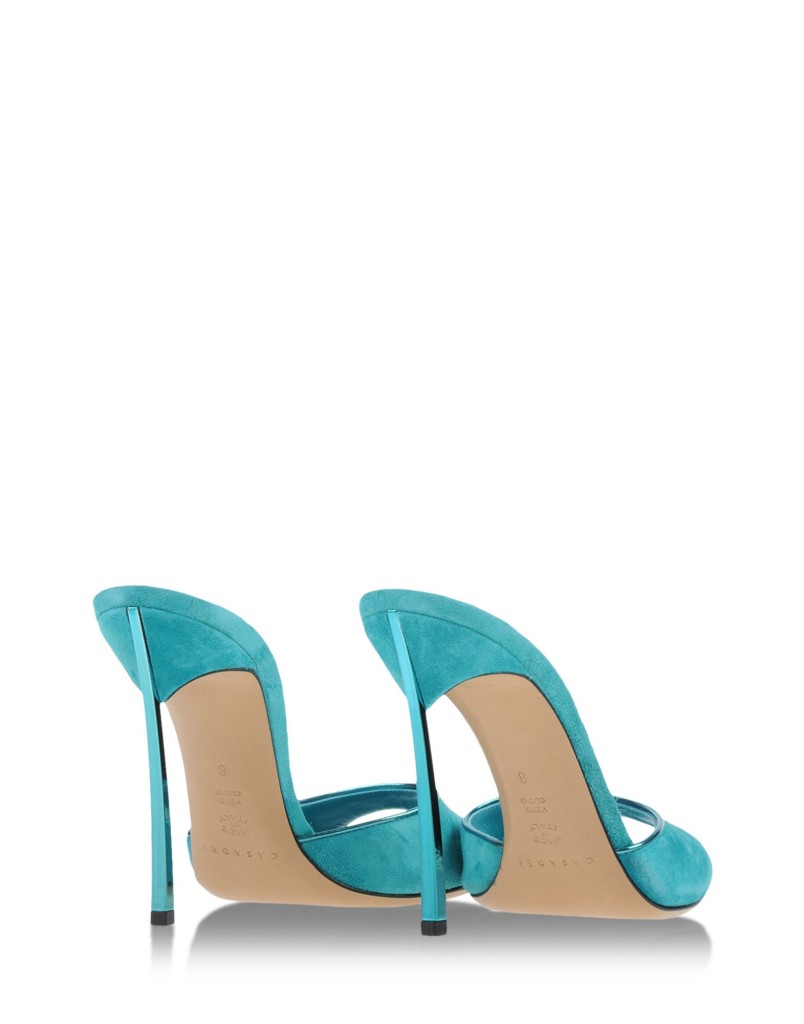 sandali mules tacco alto