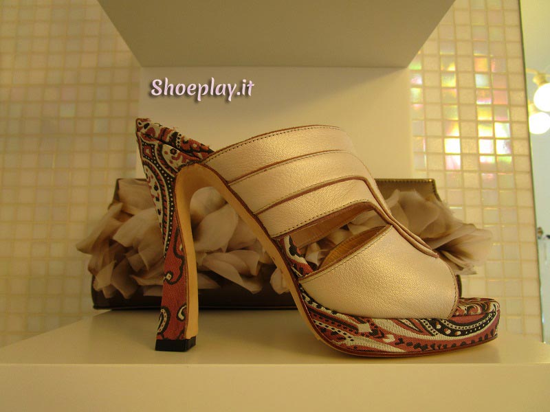 sandali mules tacco alto