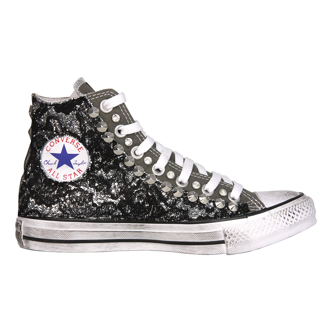 108 Store Viareggio: All Star e sneakers decorate con glitter e borchie -  Shoeplay Fashion blog di scarpe da donna