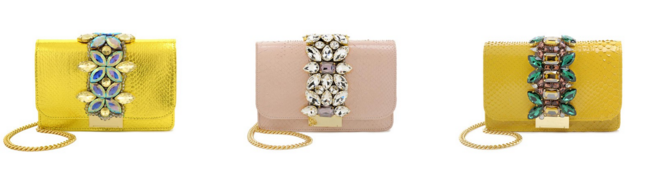 clutch gioiello gialla gedebe