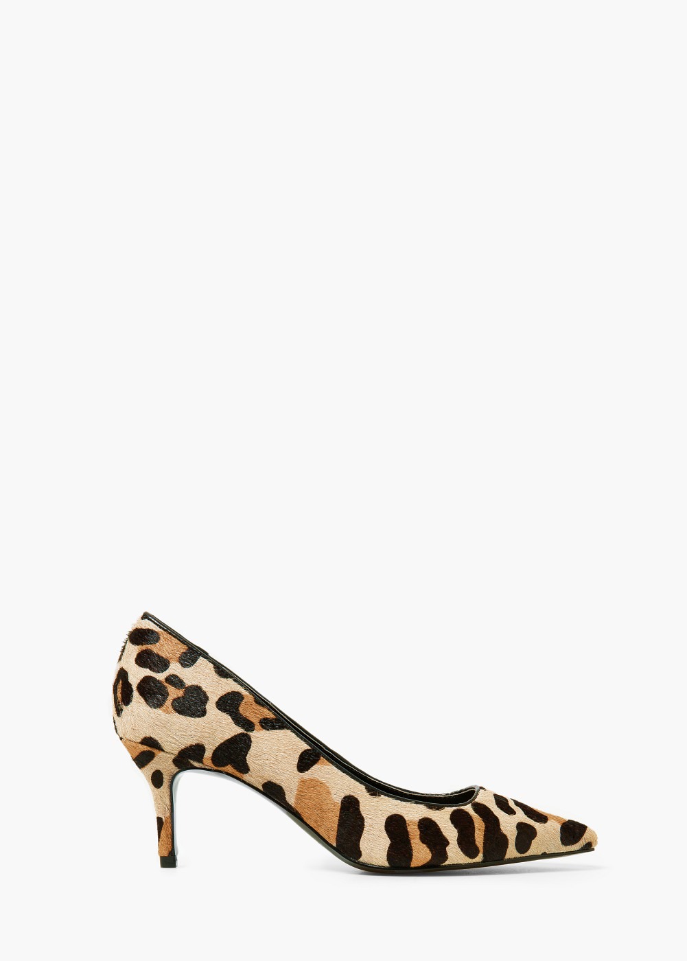 scarpe leopardate con tacco