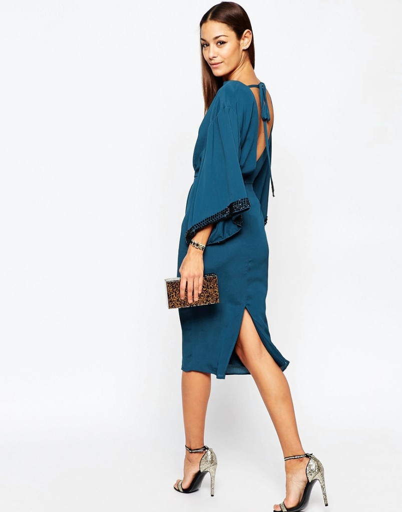 abito kimono blu