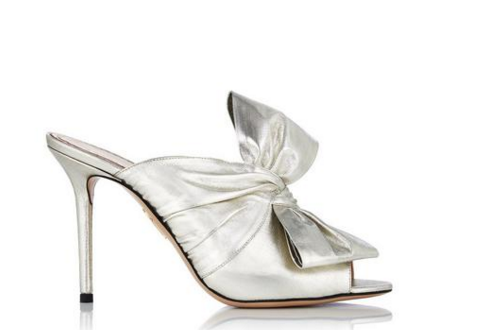 sandali mules argento charlotte olympia 2016