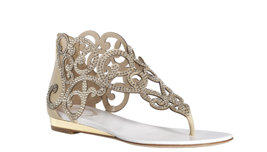 bridal flat sandals