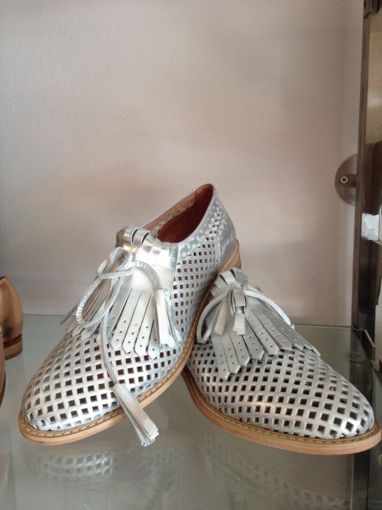 scarpe maschili argento