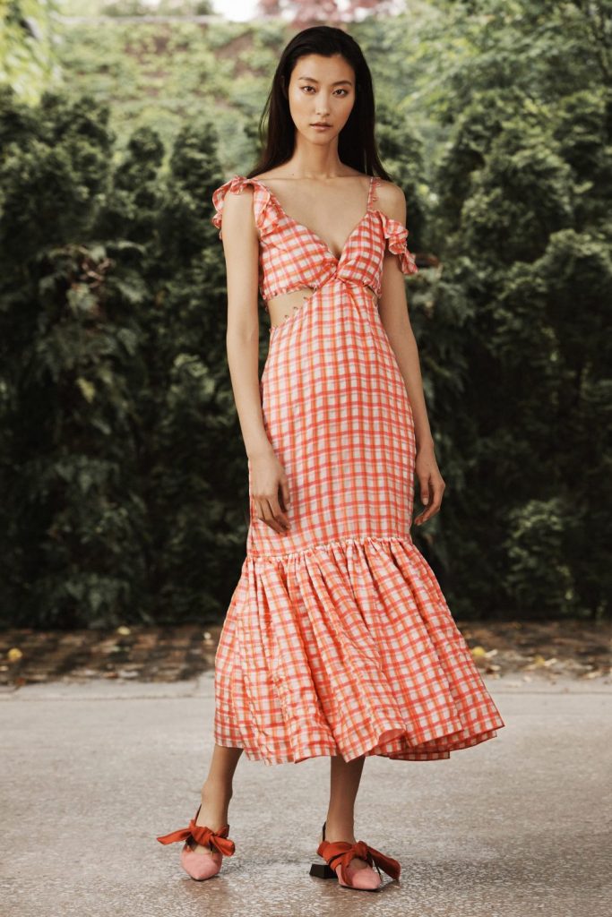 prabal gurung 2019 living coral look