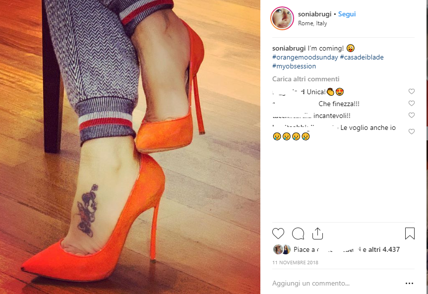 casadei blade sonia bruganelli