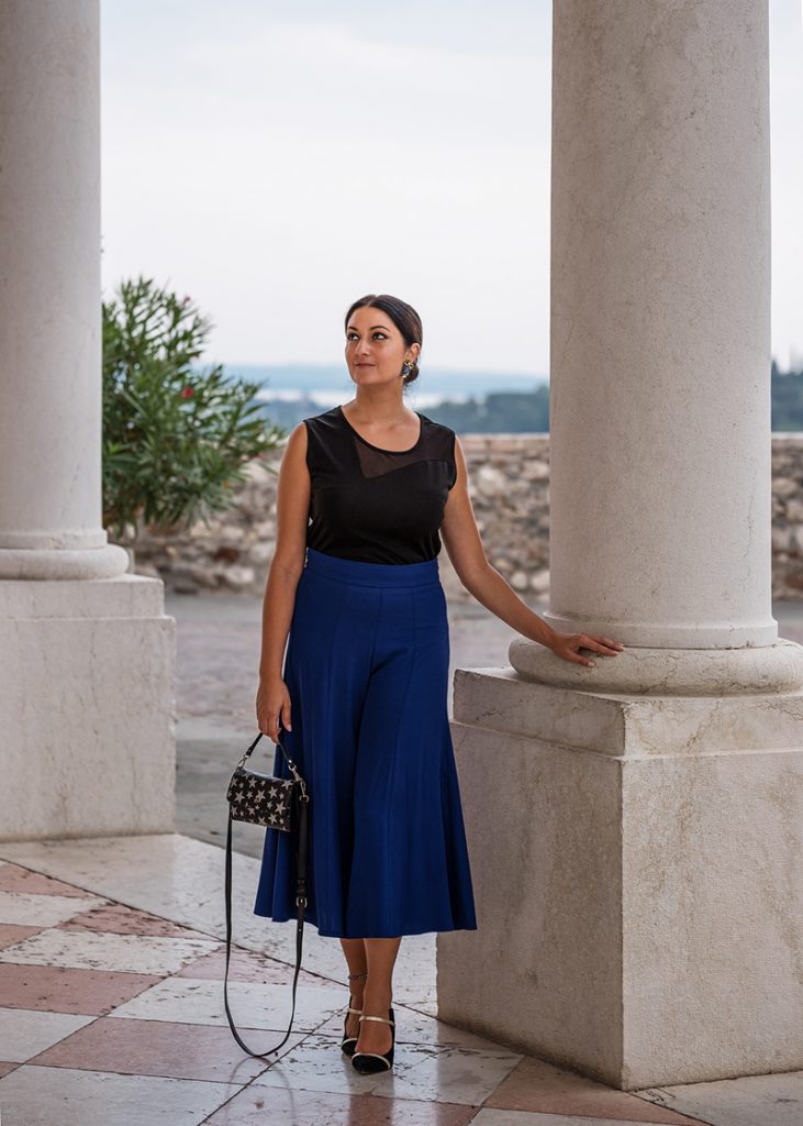 outfit con sabot osvaldo rossi