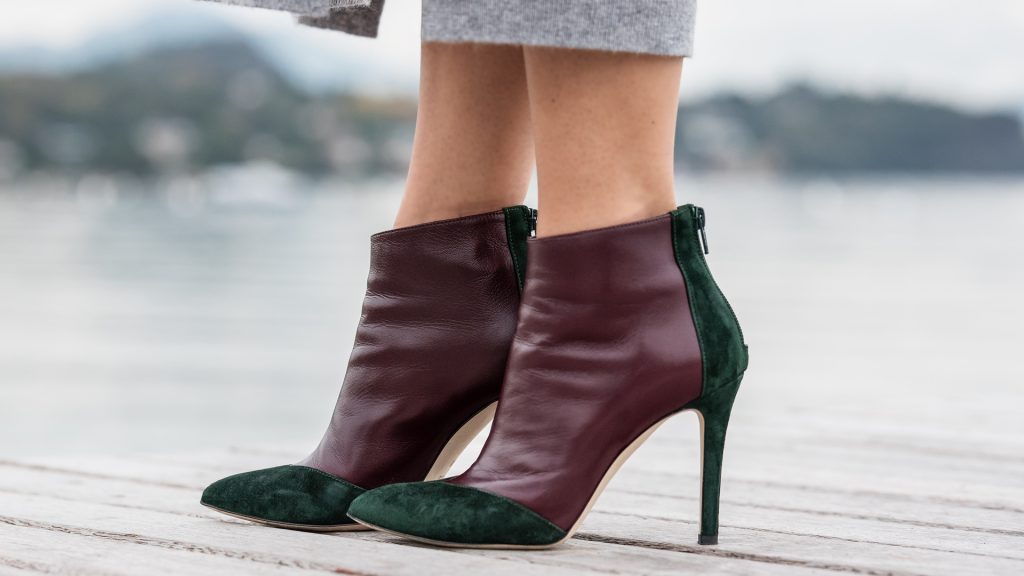 stivaletti bordeaux