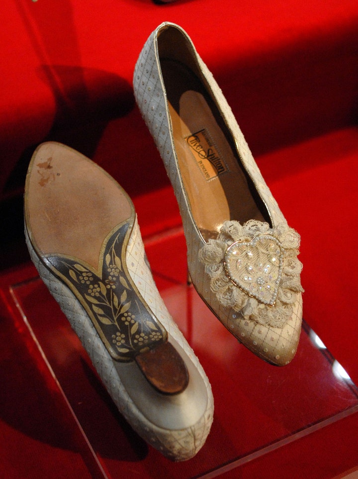 scarpe da sposa di lady diana